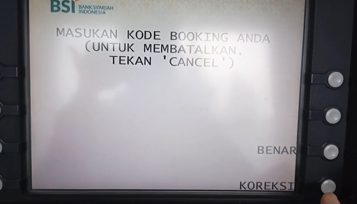 atm bsi kode booking tarik tunai tanpa kartu
