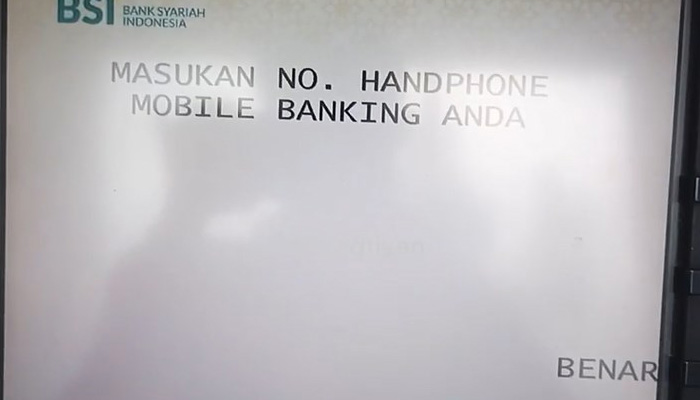 atm bsi nomor handphone tarik tunai tanpa kartu