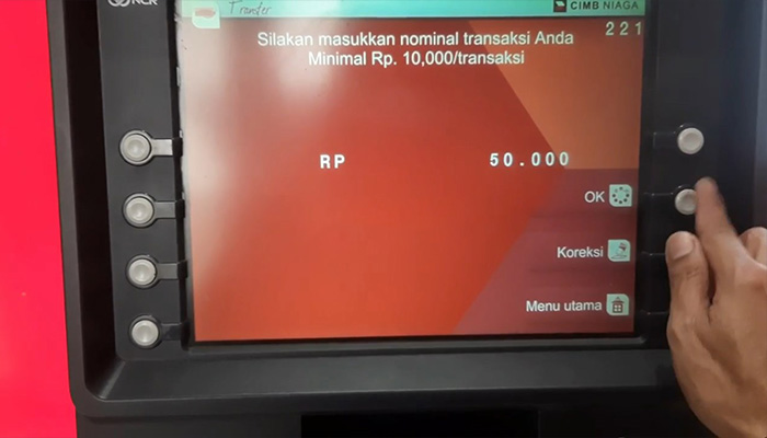 atm cimb niaga nominal transfer