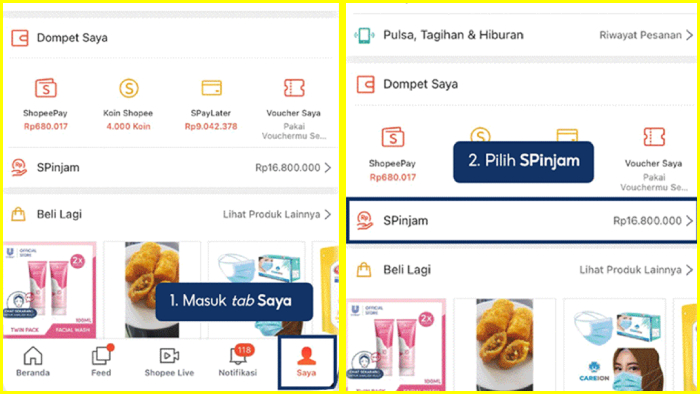 Cara Meminjam Uang di Shopee