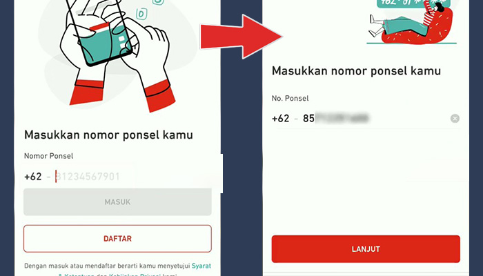 doku daftar nomor ponsel - lanjut