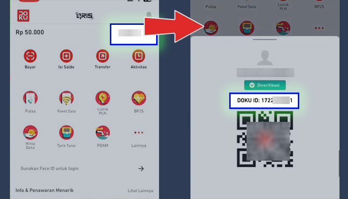 doku nama profil - doku id