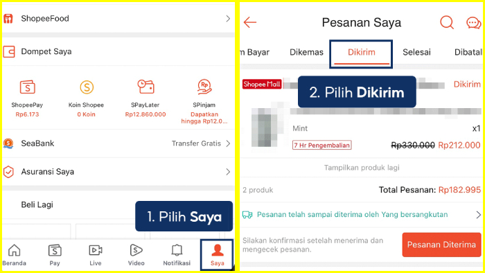 pengembalian barang di shopee via aplikasi