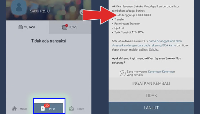 sakuku upgrade info - syarat dan ketentuan lanjut