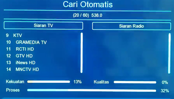 tv set top box cari otomatis