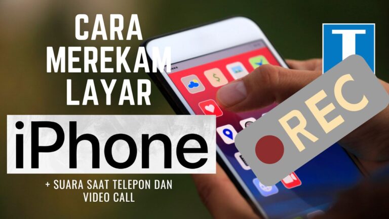Cara Merekam Layar iPhone