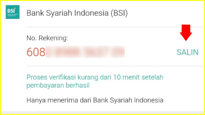 Kode VA Shopee Bank Syariah Indonesia BSI