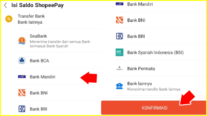 Kode Virtual Account Shopee Bank Mandiri