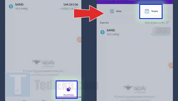 ajaib portofolio - terima