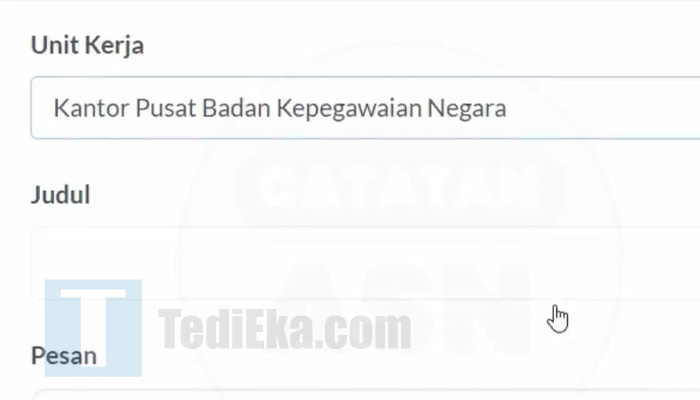 asn bkn website tiket unit kerja kantor pusat badan kepegawaian negara
