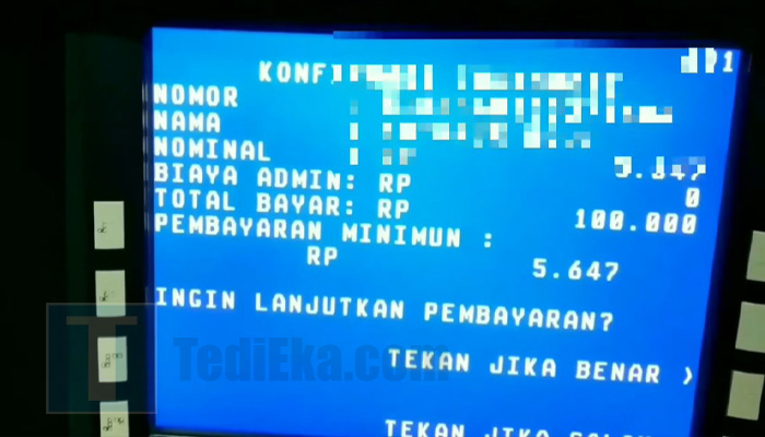 atm bri bayar kartu kredit mandiri konfirmasi pembayaran