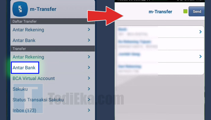 bca mobile transfer antar bank - bca digital
