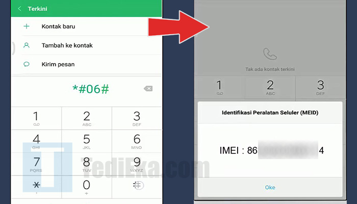 hp oppo 06 - IMEI
