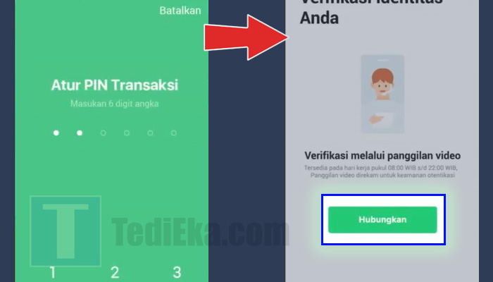 line bank atur pin transaksi - verifikasi melalui panggilan video