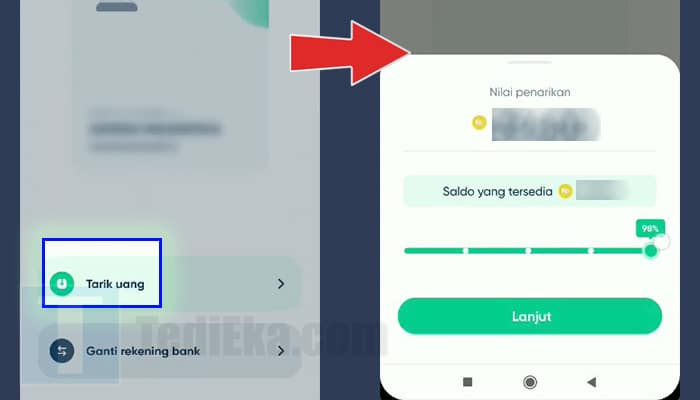 nanovest tarik uang - nilai penarikan