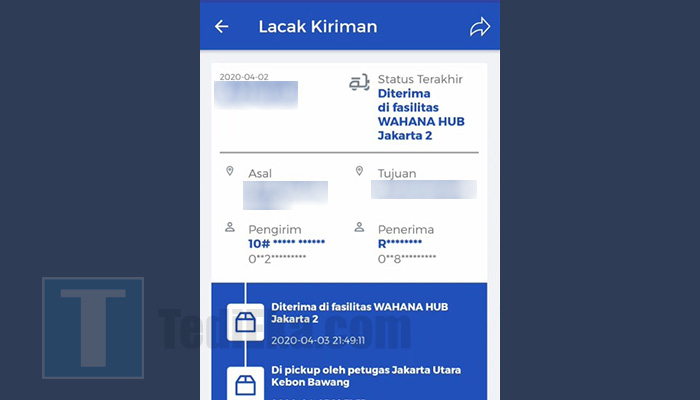 sahabat wahana lacak kiriman