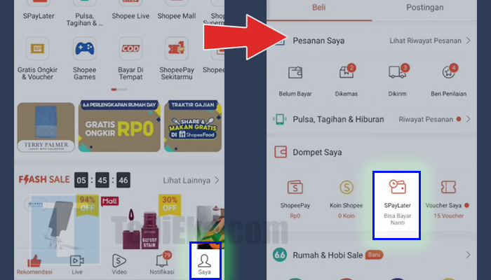 shopee saya - spaylater