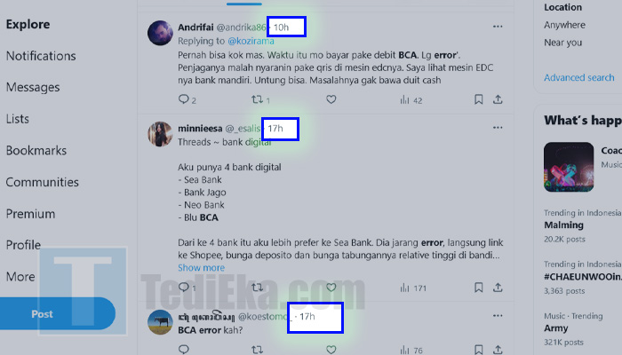 twitter.com bca error latest waktu keluhan