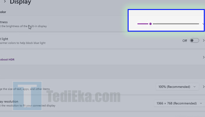 windows 11 brightness