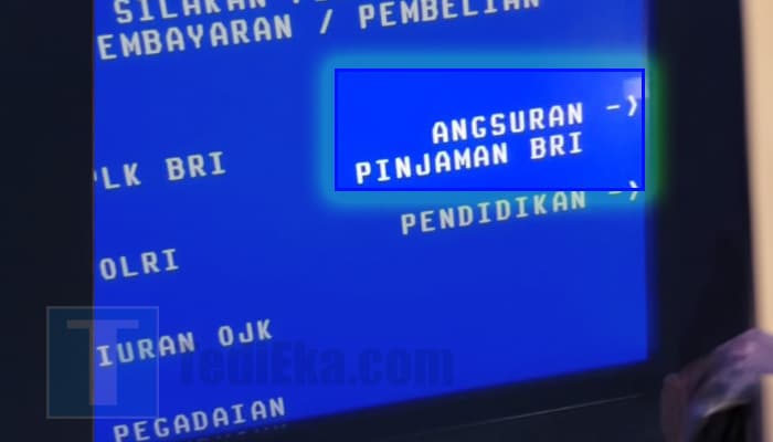 atm bri angsuran pinjaman bri