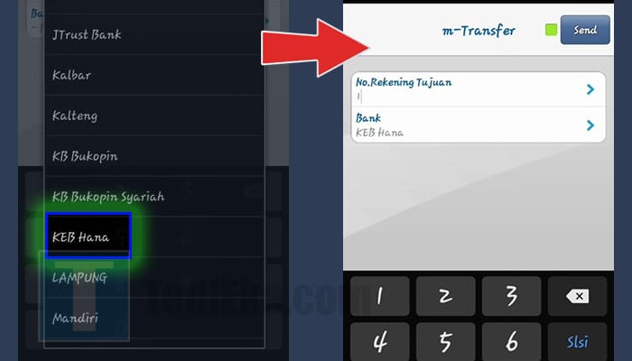 bca mobile daftar transfer keb hana - nomor rekening