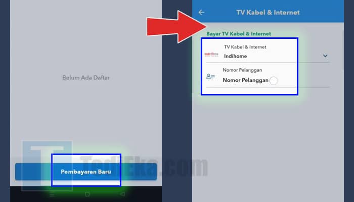 brimo pembayaran baru - indihome nomor id pelanggan
