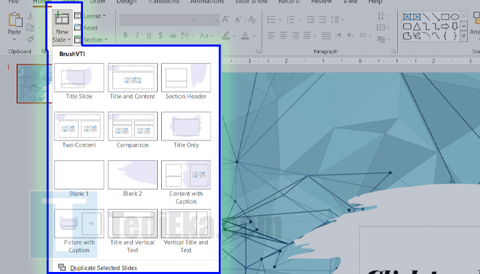 microsoft powerpoint new slide