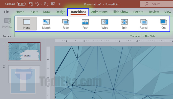 microsoft powerpoint transitions