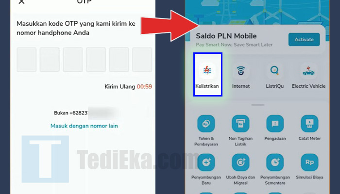 pln mobile kode otp - kelistrikan