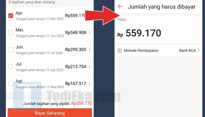 shopee paylater bayar tagihan sekarang - metode pembayaran