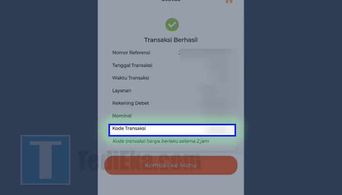 bni mobile mobile tunai kode transaksi
