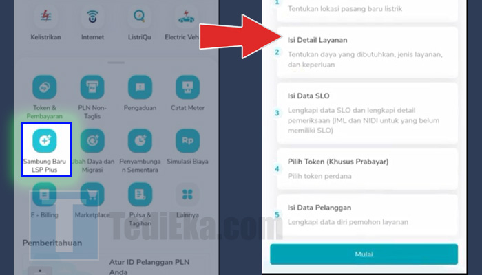 pln mobile sambung baru lsp plus - informasi mulai