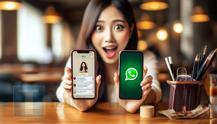Cara Whatsapp 2 HP