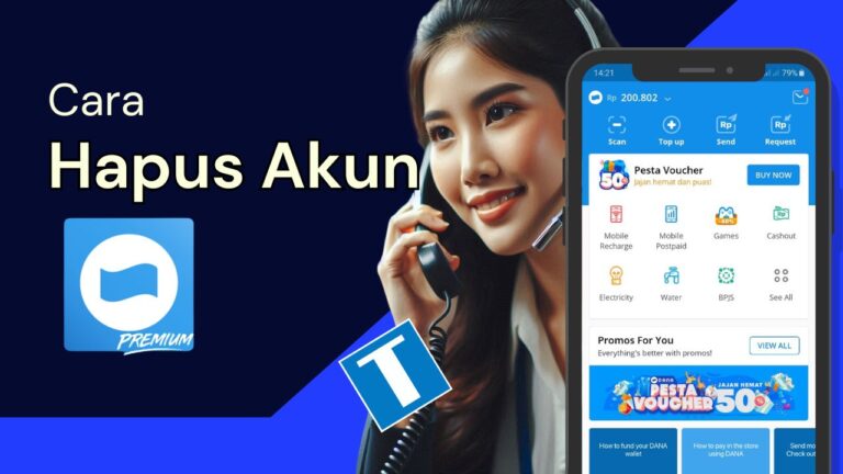 Hapus Akun Dana Premium