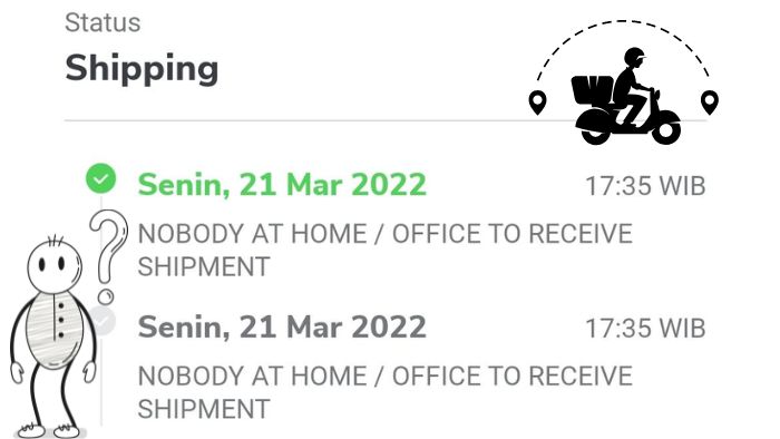 Nobody at Home / Office to Receive Shipment