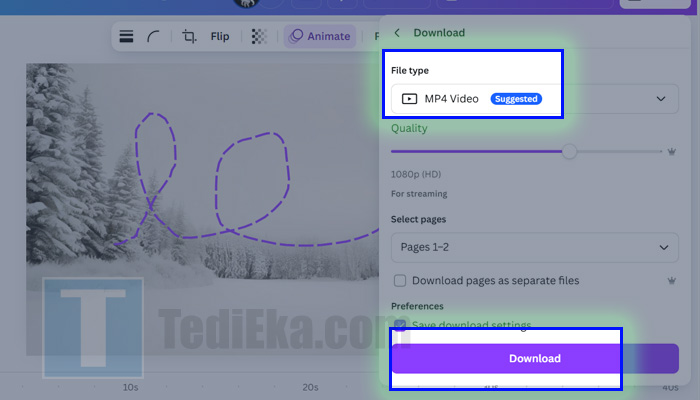 Membuat Animasi di Canva