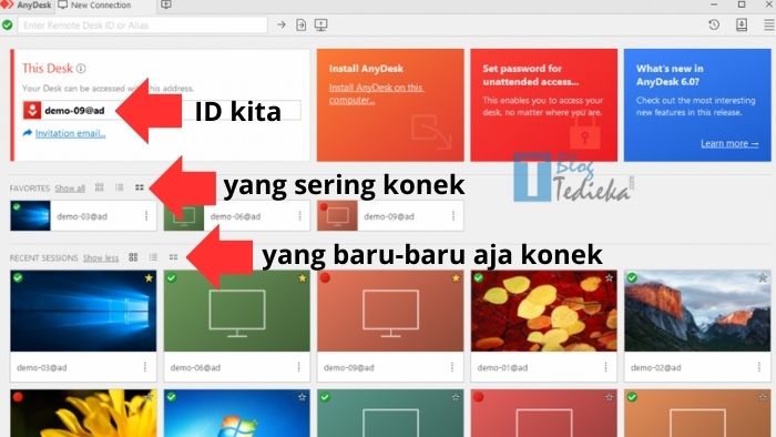 cara remote anydesk