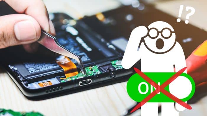 HP Tidak Bisa Nyala Baterai Tanam
