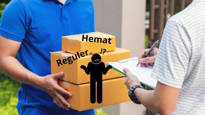 Perbedaan Pengiriman Hemat dan Reguler