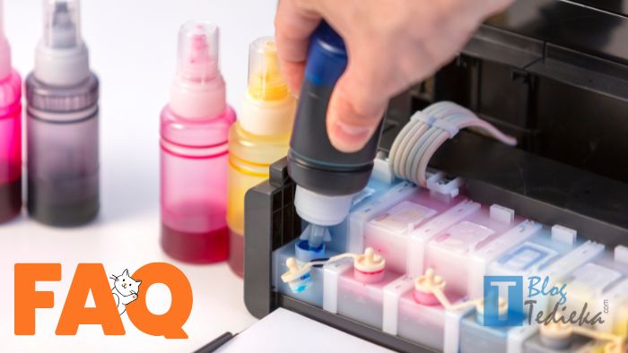 kenapa tinta printer tidak keluar